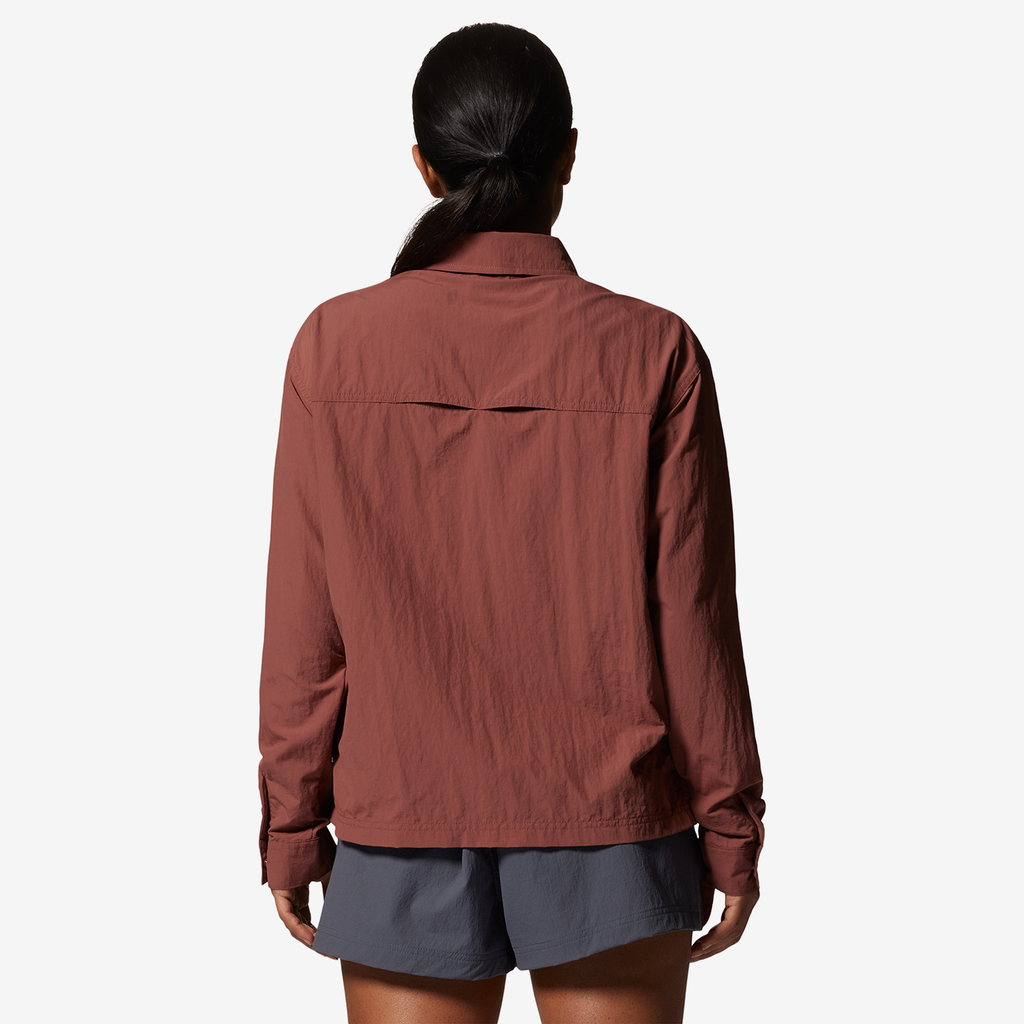 Mountain Hardwear W Stryder™ Long Sleeve Shirt in ROT