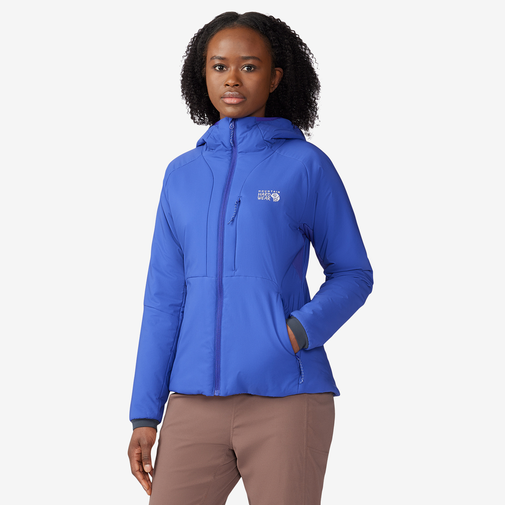 Mountain Hardwear W Kor Stasis™ Hoody in BLAU