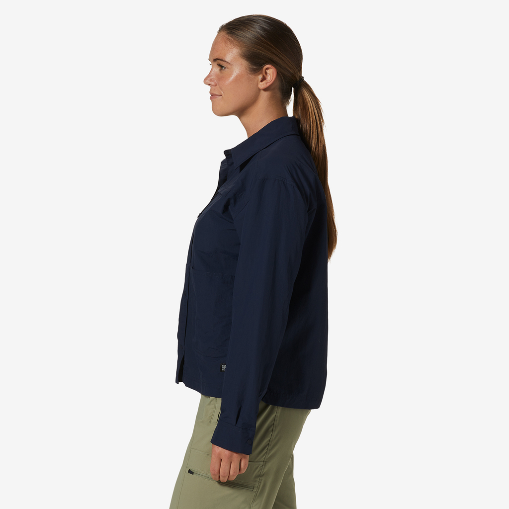 Mountain Hardwear W Stryder™ Long Sleeve Shirt in BLAU