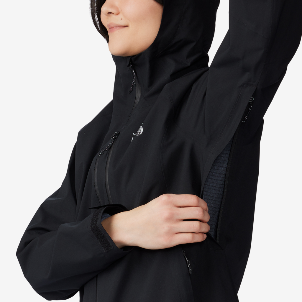 Mountain Hardwear W Stretch Ozonic™ Jacket in SCHWARZ