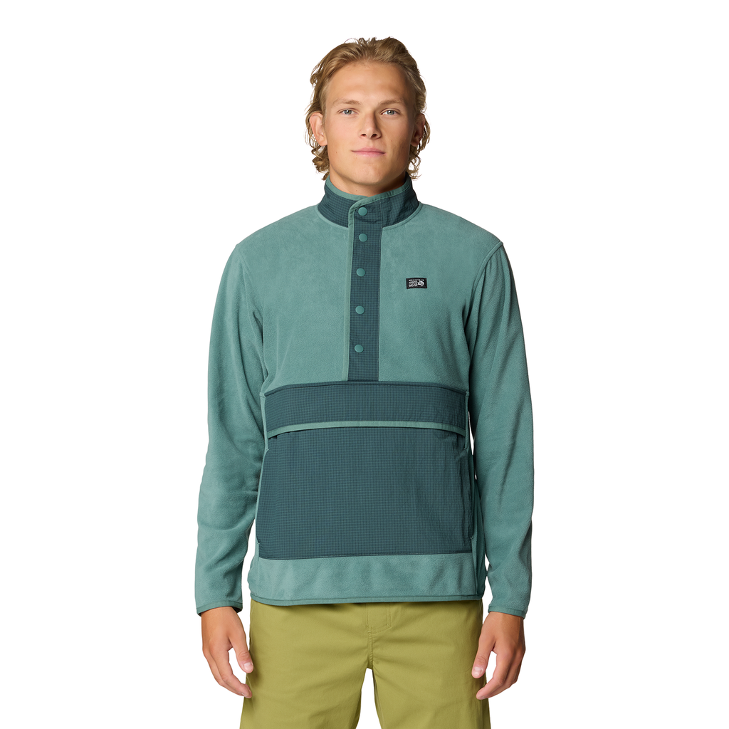 Mountain Hardwear M Microchill™ Snap Pullover in BLAU