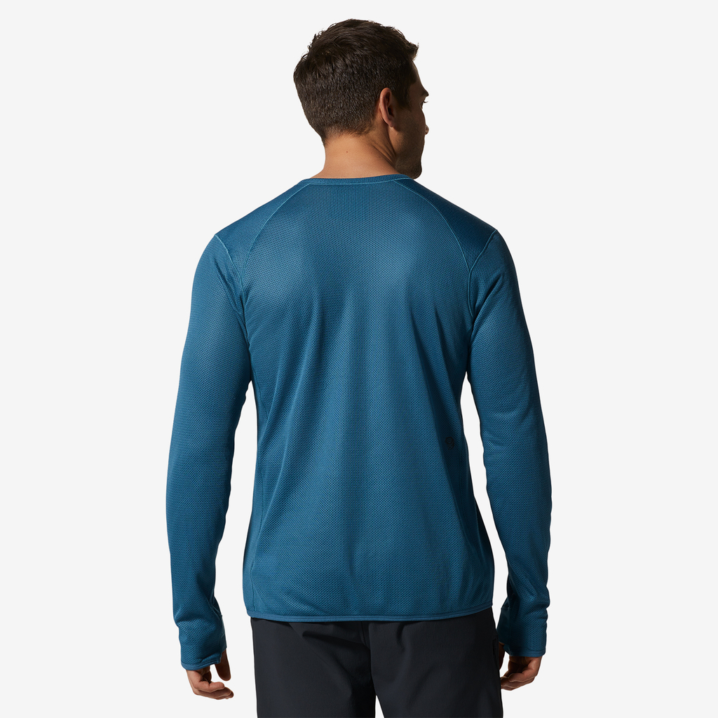 Mountain Hardwear M AirMesh LS Crew für Herren in BLAU