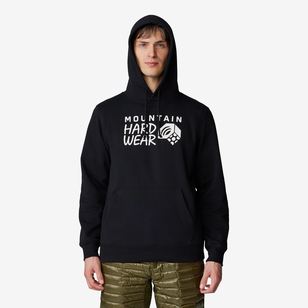 Mountain Hardwear M MHW Logo M PO Hoody in SCHWARZ