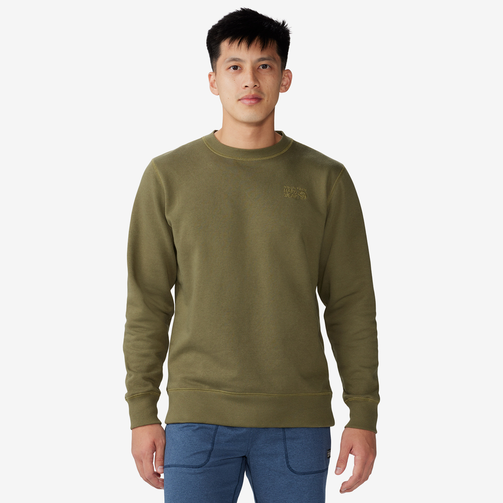 Mountain Hardwear M MHW Logo™ Pullover Crew in GRÜN