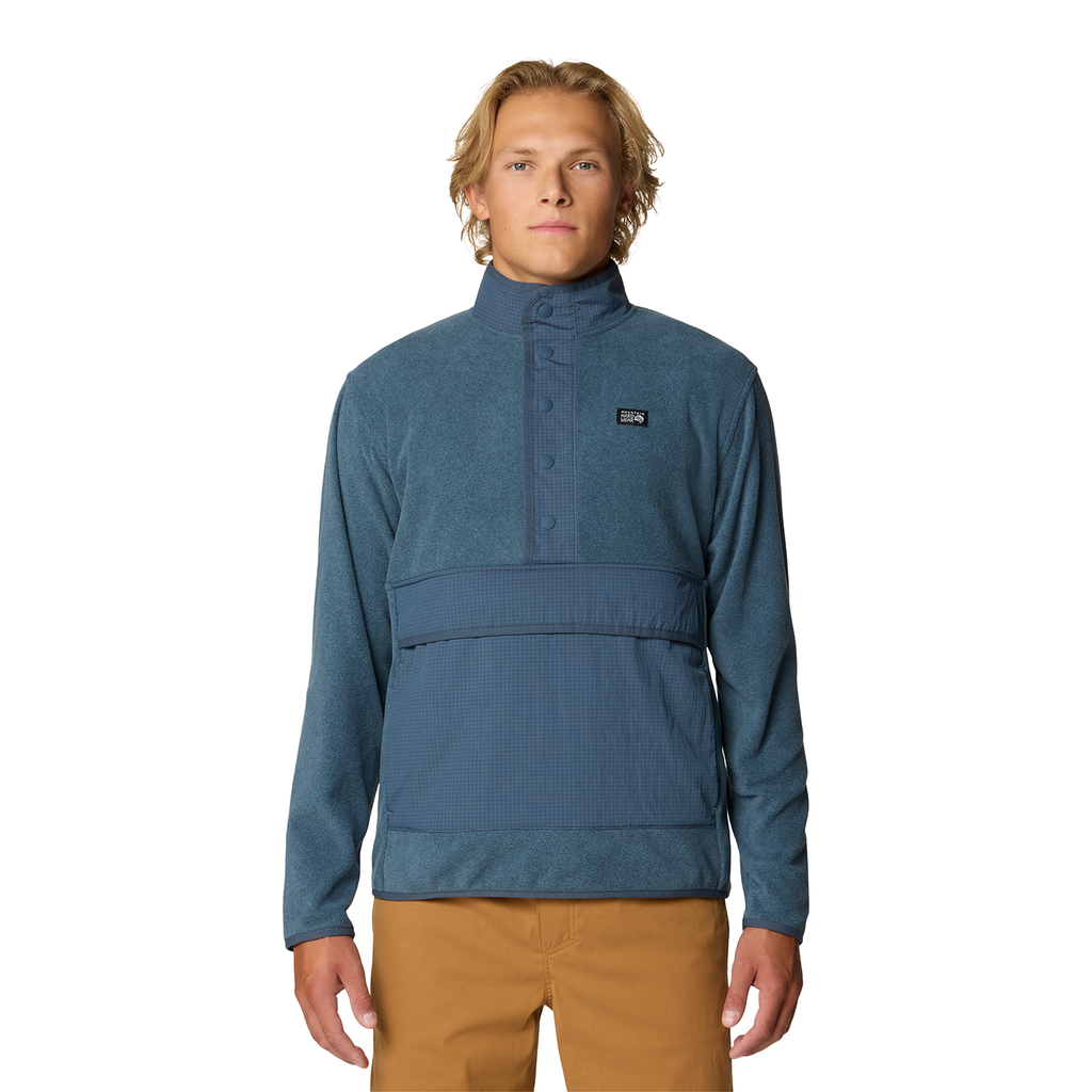 Mountain Hardwear M Microchill™ Snap Pullover in BLAU