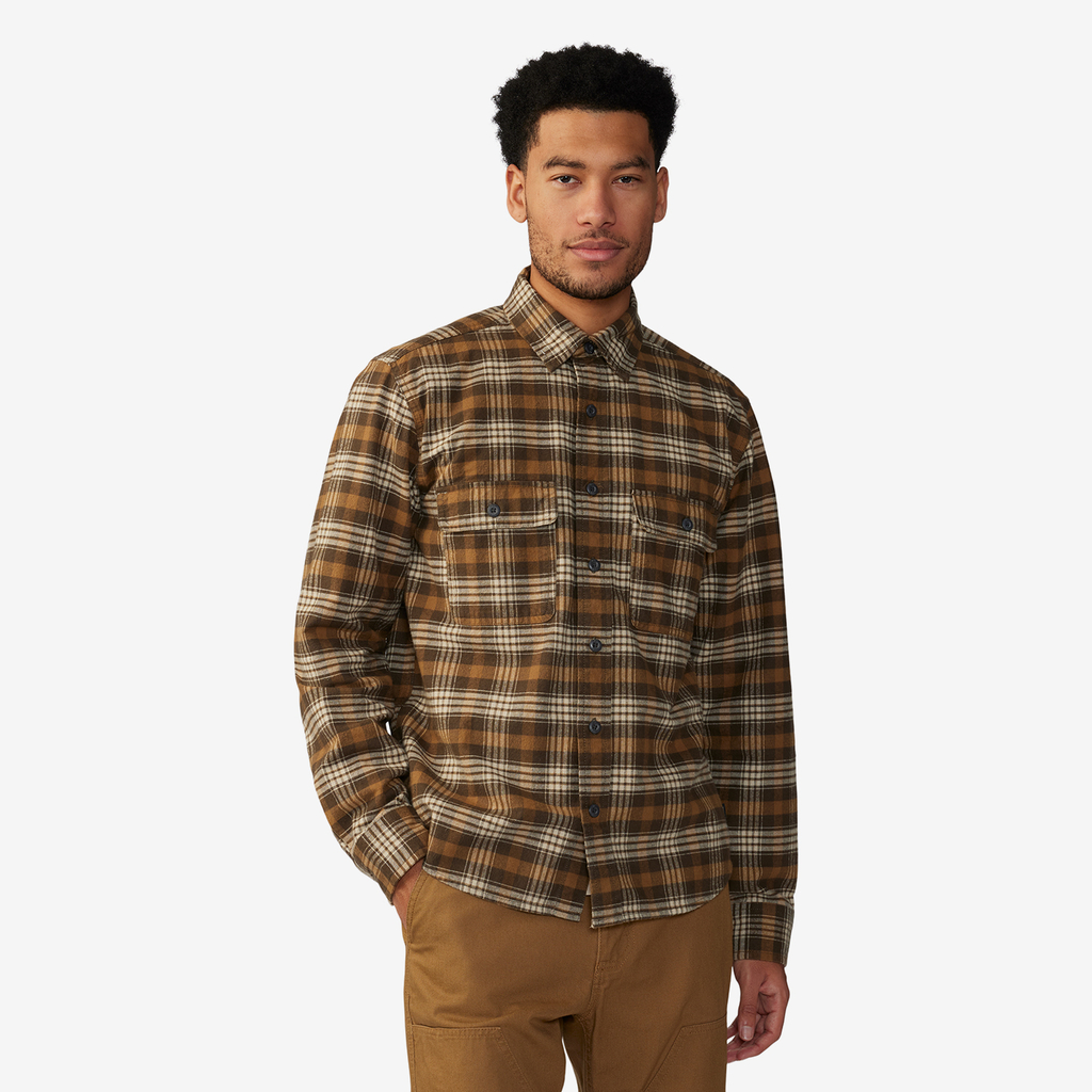 Mountain Hardwear M Cotton Flannel™ LS Shirt in BRAUN