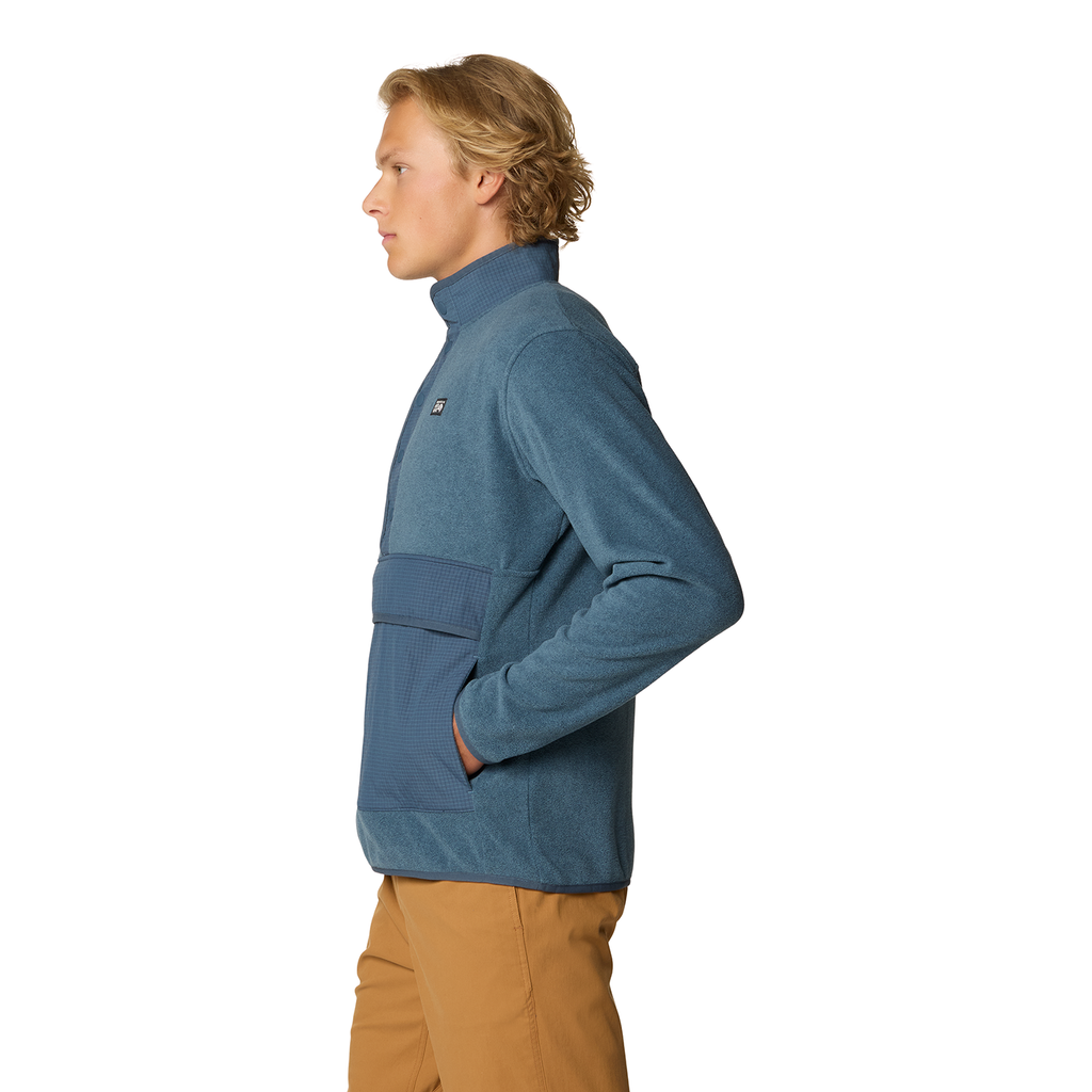 Mountain Hardwear M Microchill™ Snap Pullover in BLAU