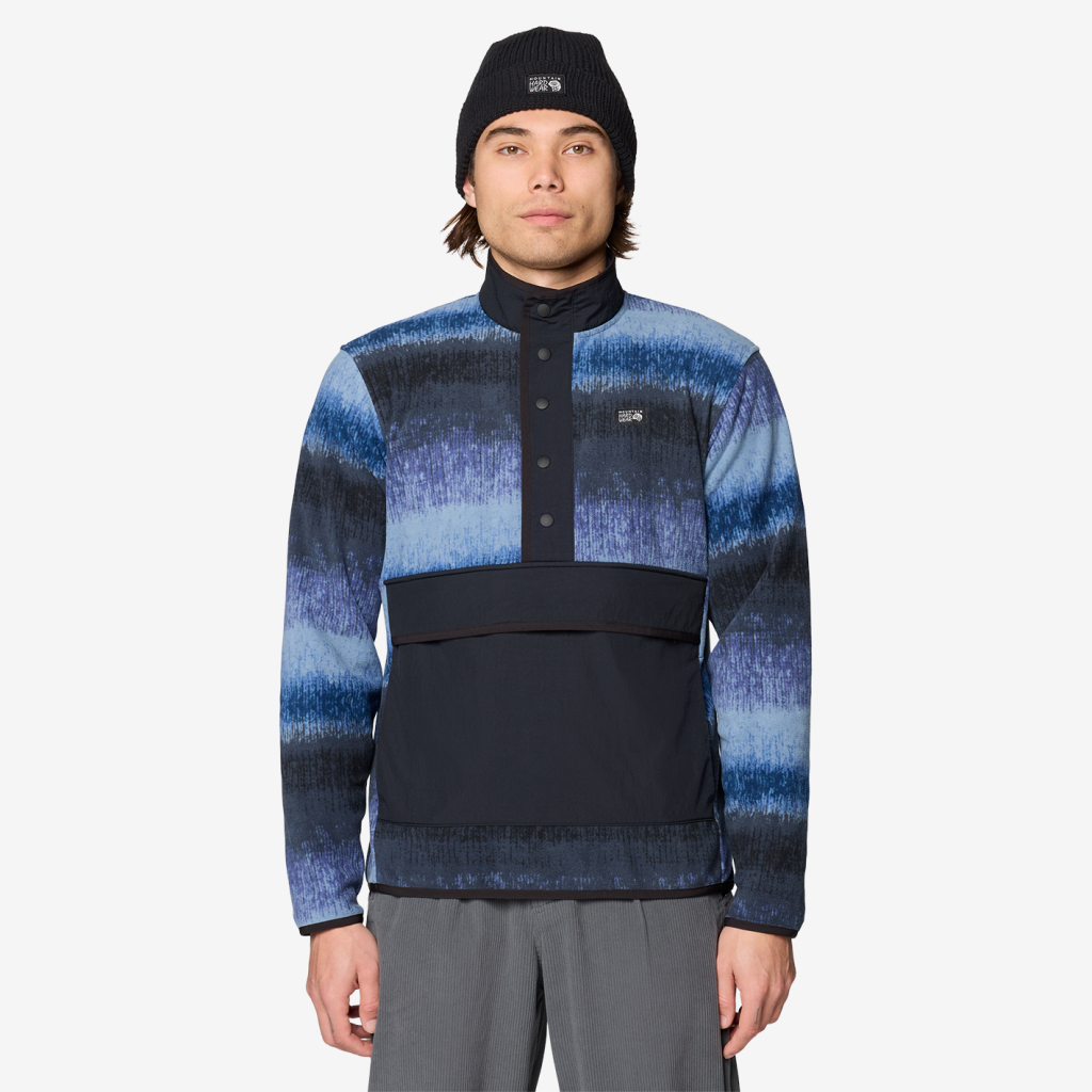 Mountain Hardwear M Microchill™ Snap Pullover in BLAU