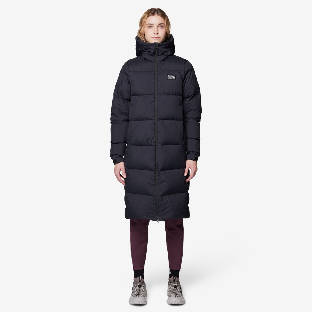 Mountain Hardwear W Nevadan™ Down Long Parka in SCHWARZ