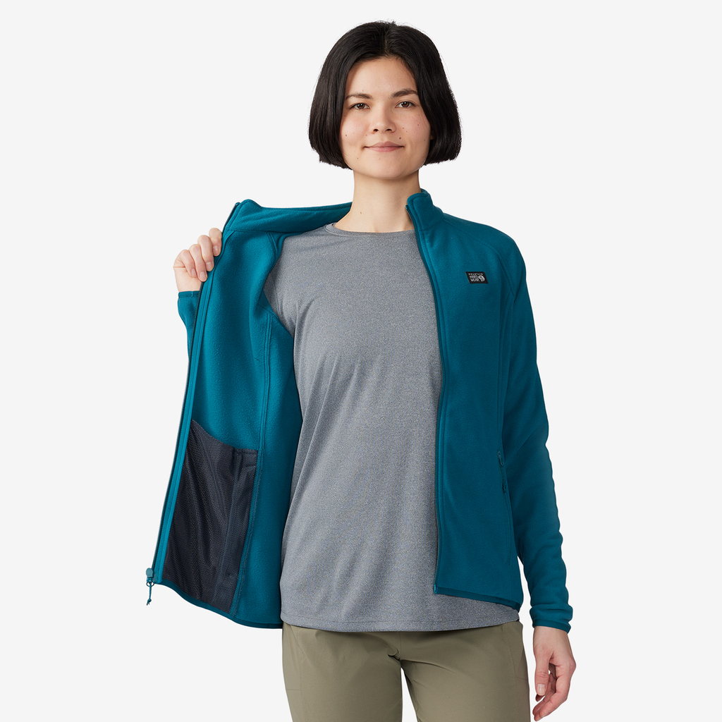 Mountain Hardwear W Microchill™ Full Zip Jacket in BLAU