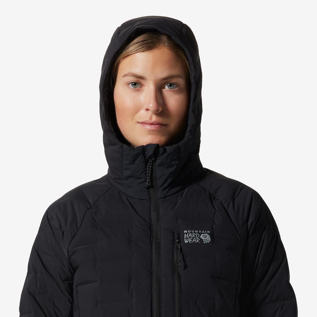 Mountain Hardwear W Stretchdown™ Hoody in SCHWARZ