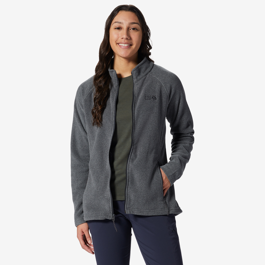 Mountain Hardwear W Polartec Microfleece Full Zip für Damen in GRAU