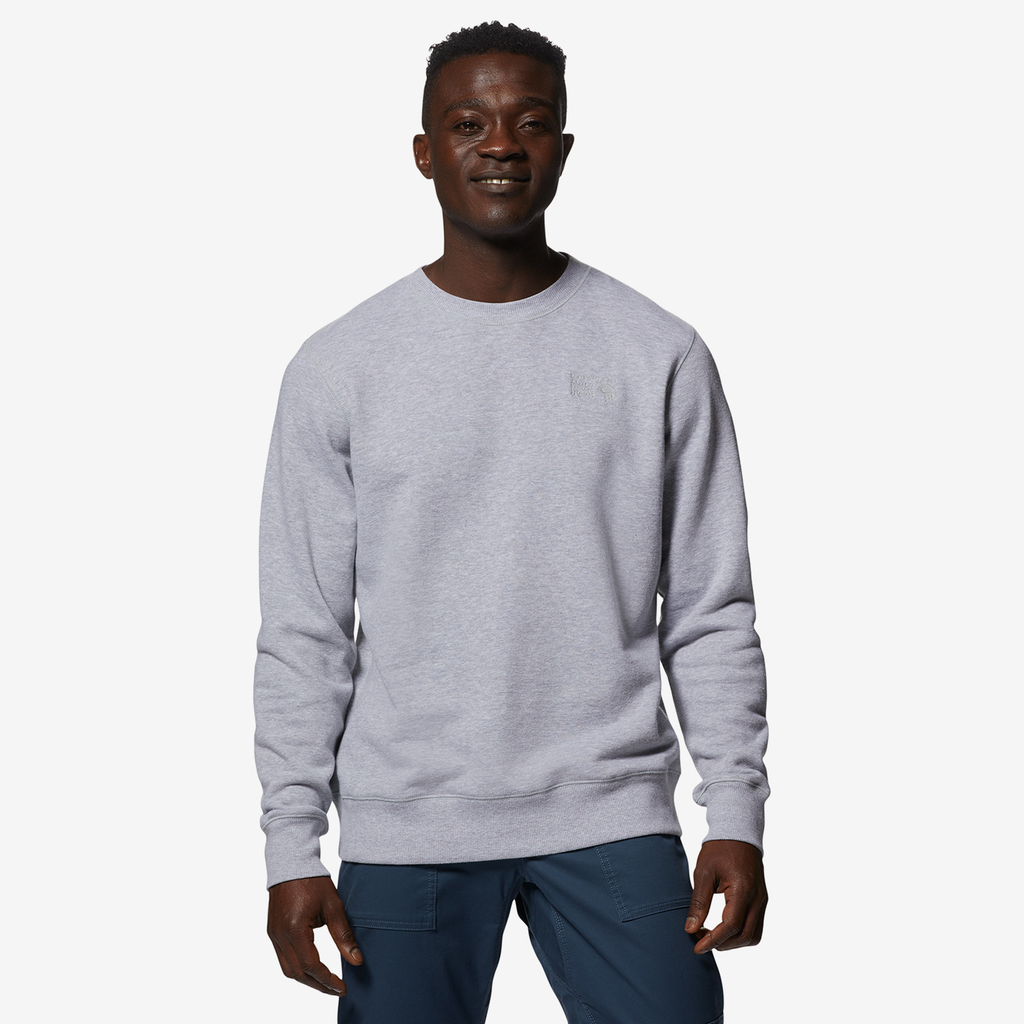 Mountain Hardwear M MHW Logo™ Pullover Crew in GRAU