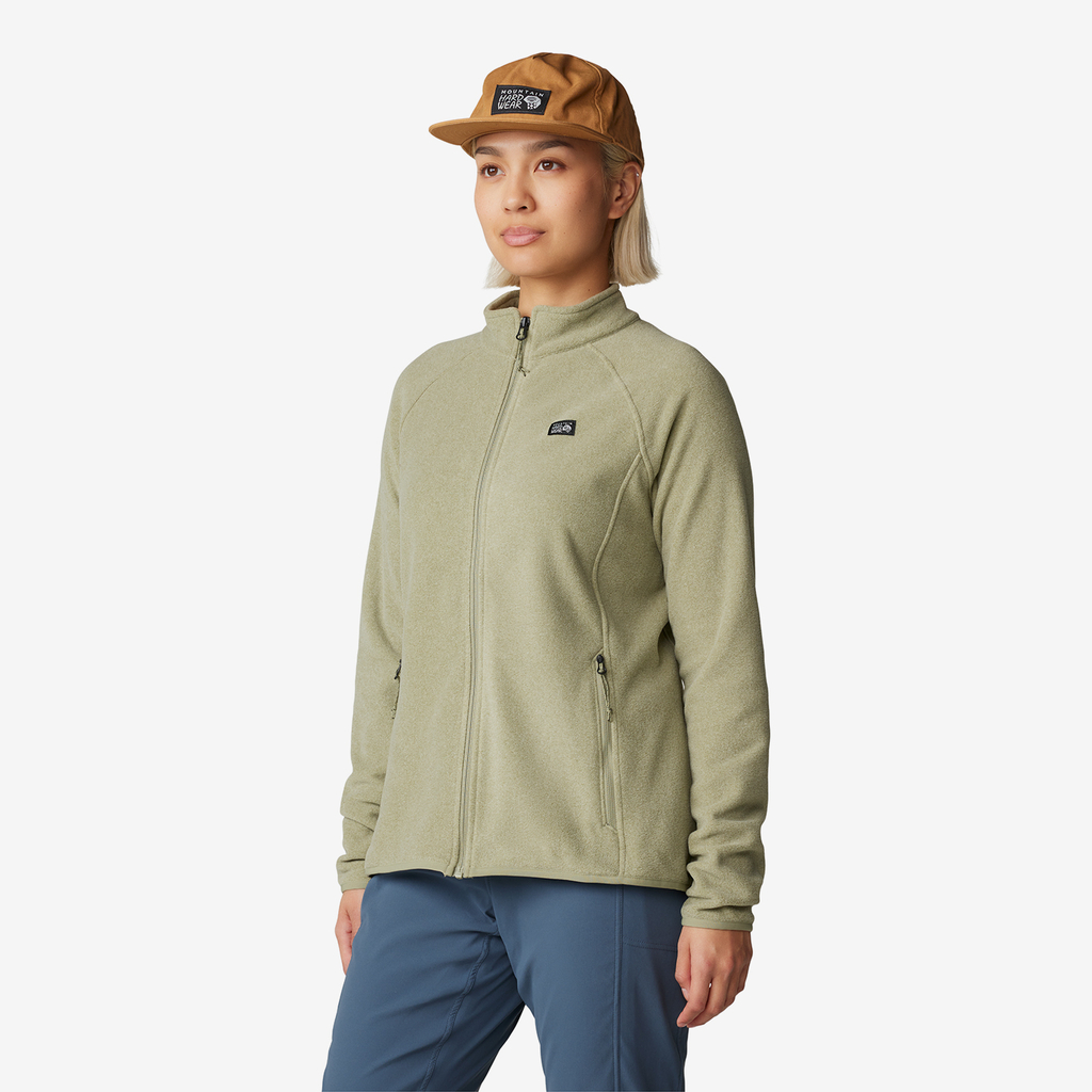 Mountain Hardwear W Microchill™ Full Zip Jacket in GRÜN