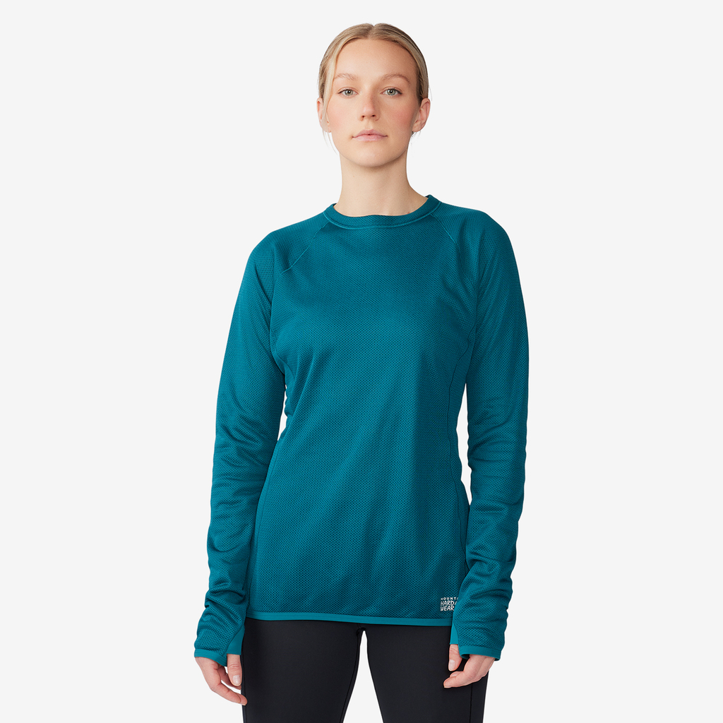 Mountain Hardwear W AirMesh LS Crew für Damen in BLAU