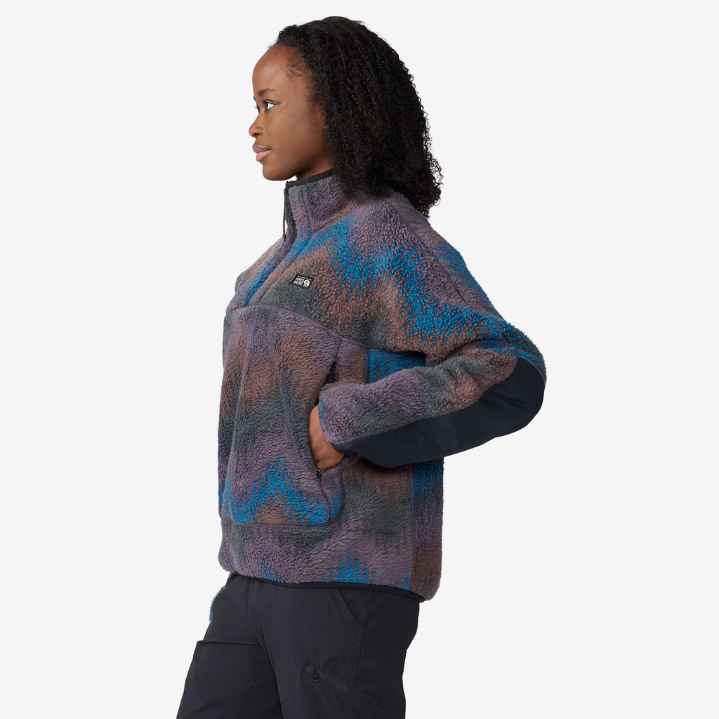 Mountain Hardwear W HiCamp™ Fleece Printed Pullover in VIOLETT