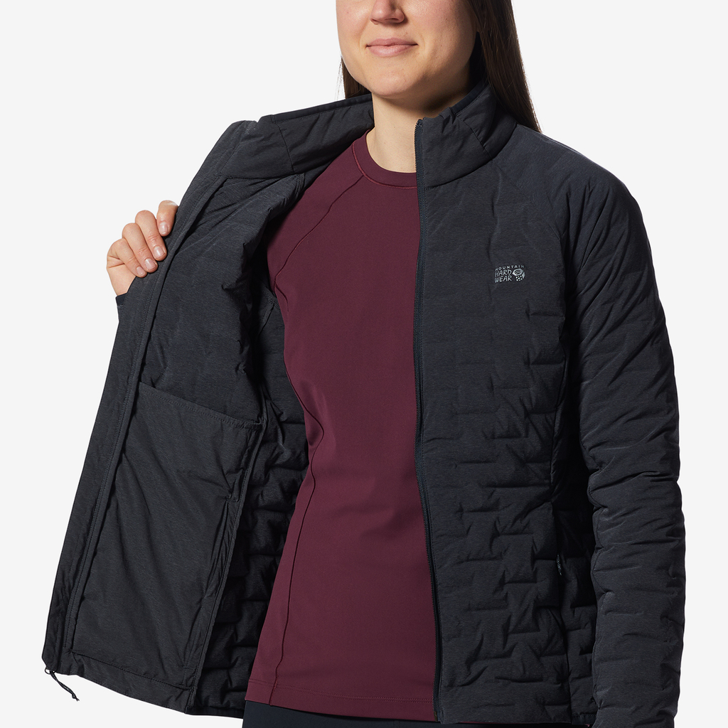 Mountain Hardwear W Stretchdown™ Light Jacket in SCHWARZ