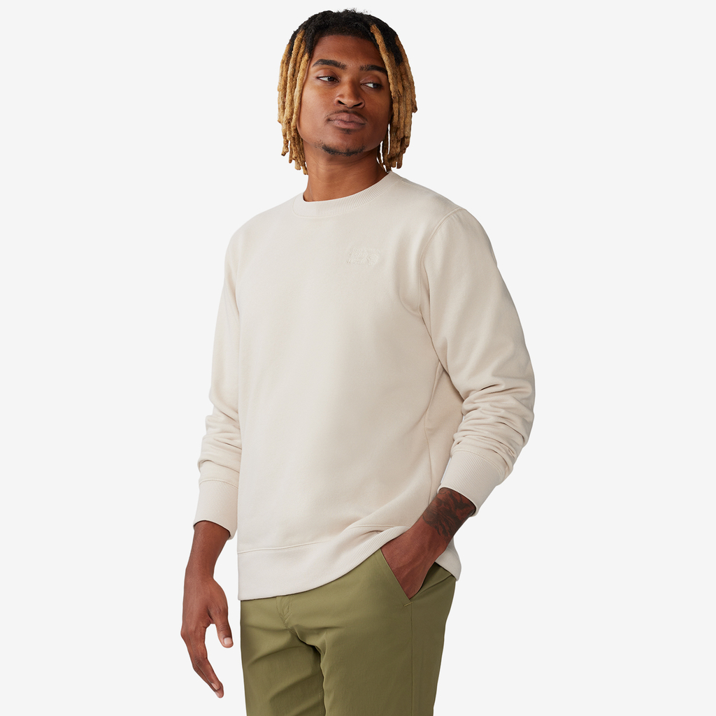 Mountain Hardwear M MHW Logo™ Pullover Crew in BEIGE