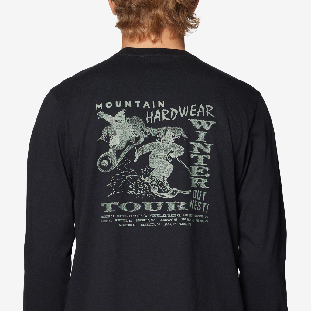 Mountain Hardwear M MHW™ Winter Tour LS in SCHWARZ
