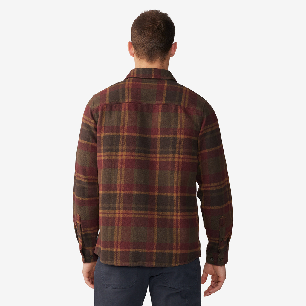 Mountain Hardwear M Plusher™ Long Sleeve Shirt in ROT