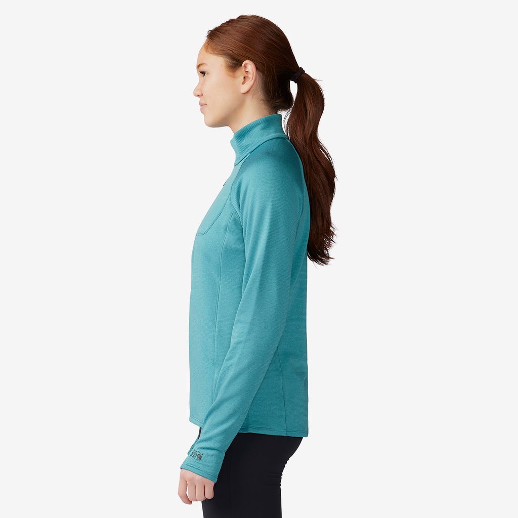 Mountain Hardwear W Glacial Trail 1/4 Zip in BLAU