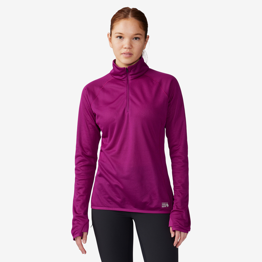 Mountain Hardwear W AirMesh 1/4 Zip für Damen in VIOLETT