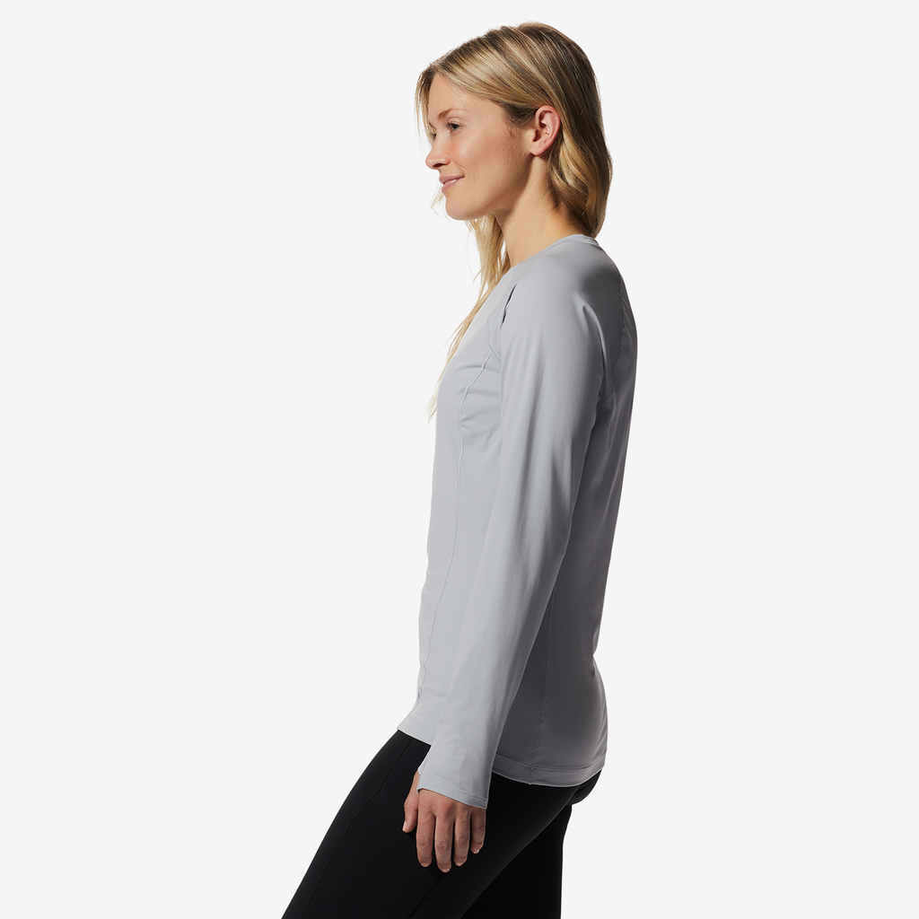 Mountain Hardwear W Mountain Stretch™ Long Sleeve Crew in GRAU