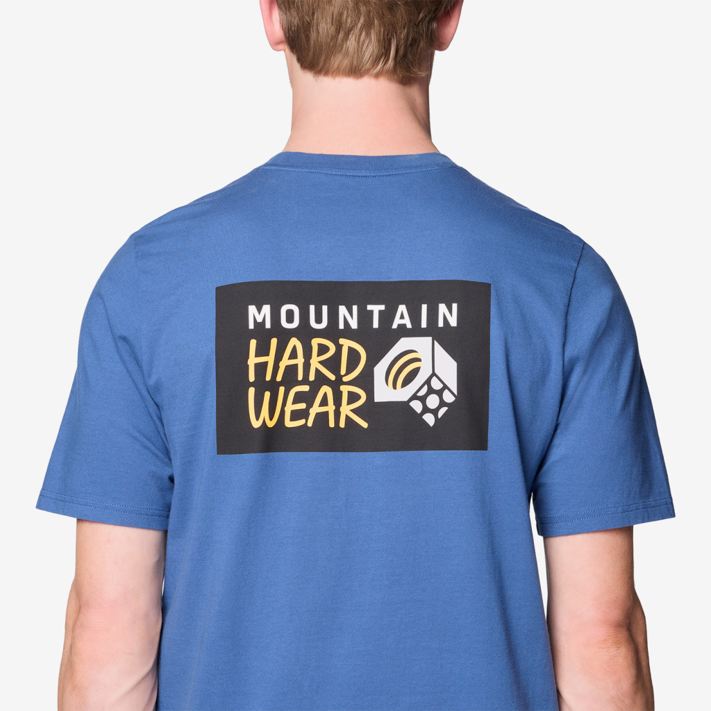 Mountain Hardwear M MHW™ Box Logo Short Sleeve in BLAU