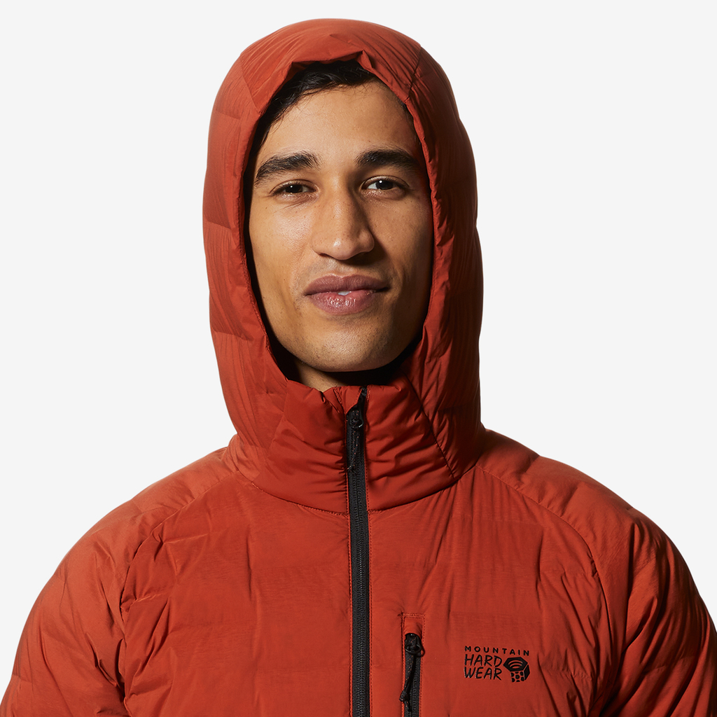 Mountain Hardwear M Stretchdown™ Hoody in ROT