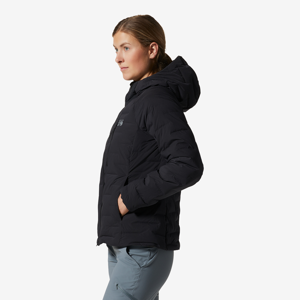 Mountain Hardwear W Stretchdown™ Hoody in SCHWARZ