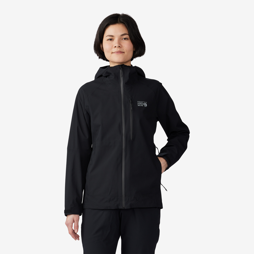 Mountain Hardwear W Stretch Ozonic™ Jacket in SCHWARZ