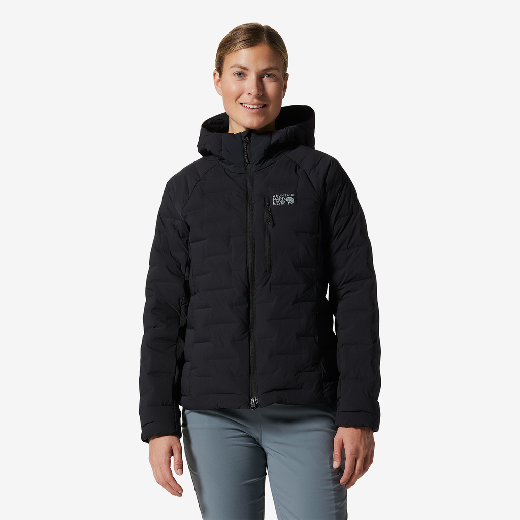 Mountain Hardwear W Stretchdown™ Hoody in SCHWARZ