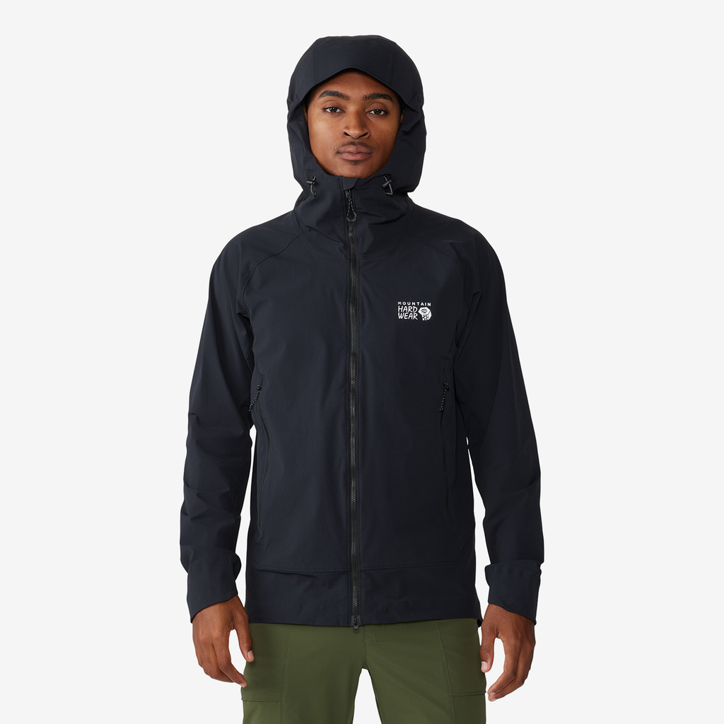 Mountain Hardwear M Chockstone™ Alpine LT Hooded Jacket in SCHWARZ