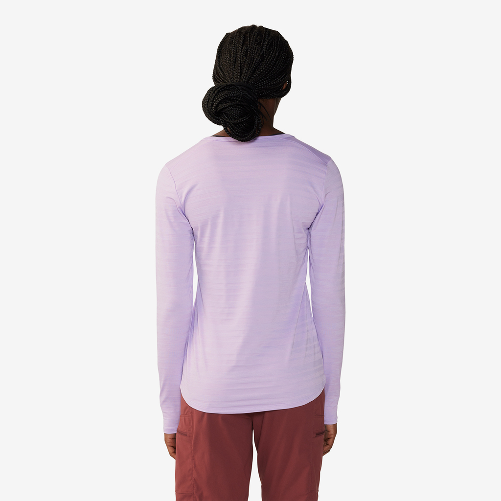 Mountain Hardwear W Mighty Stripe™ Long Sleeve in VIOLETT