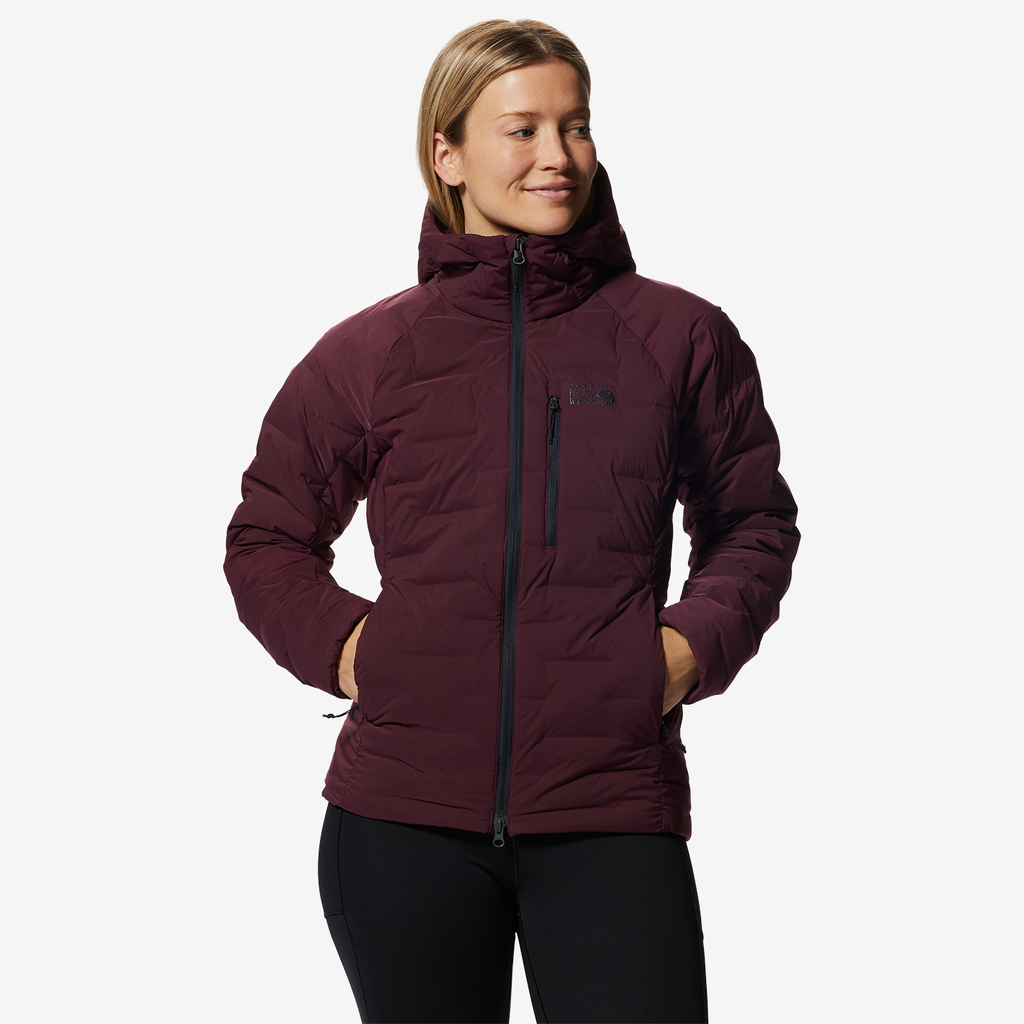 Mountain Hardwear W Stretchdown Hoody für Damen in VIOLETT