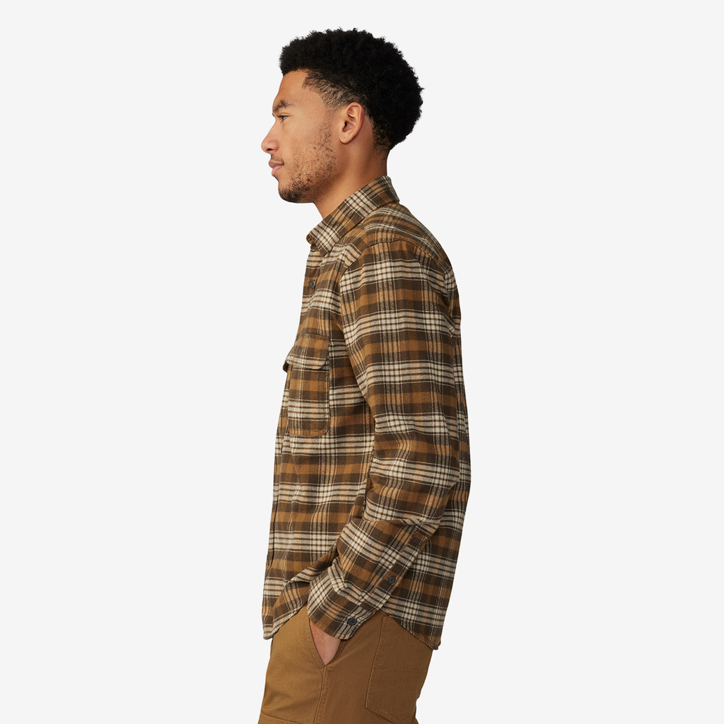 Mountain Hardwear M Cotton Flannel™ LS Shirt in BRAUN