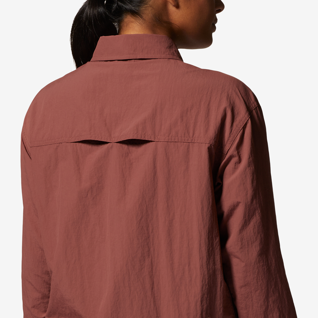 Mountain Hardwear W Stryder™ Long Sleeve Shirt in ROT