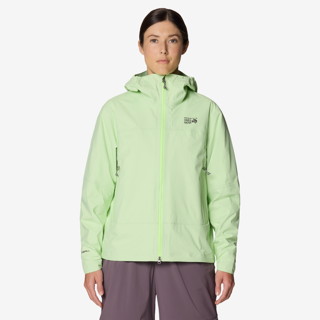 Mountain Hardwear W Cloud Cipher™ Hooded Jacket in GELB