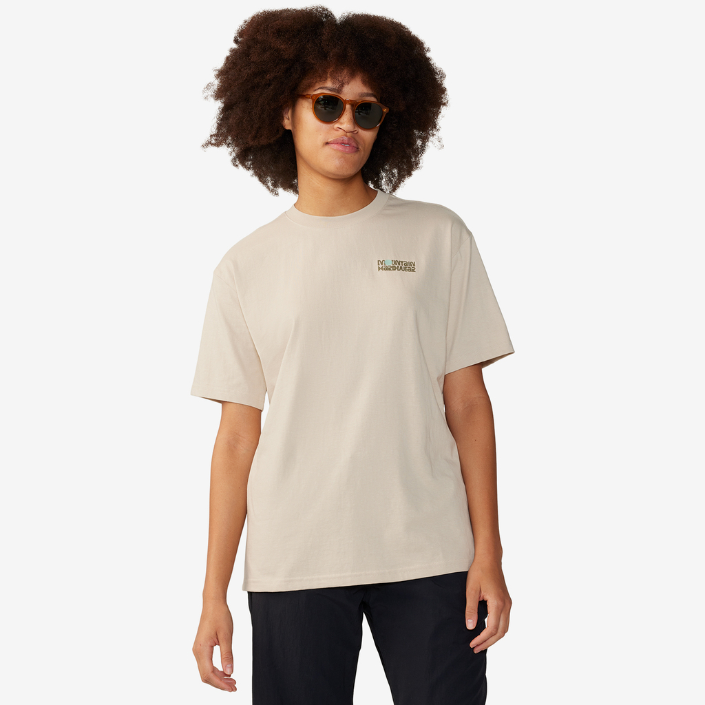 Mountain Hardwear W Tie Dye Earth™ Boxy Short Sleeve in BEIGE