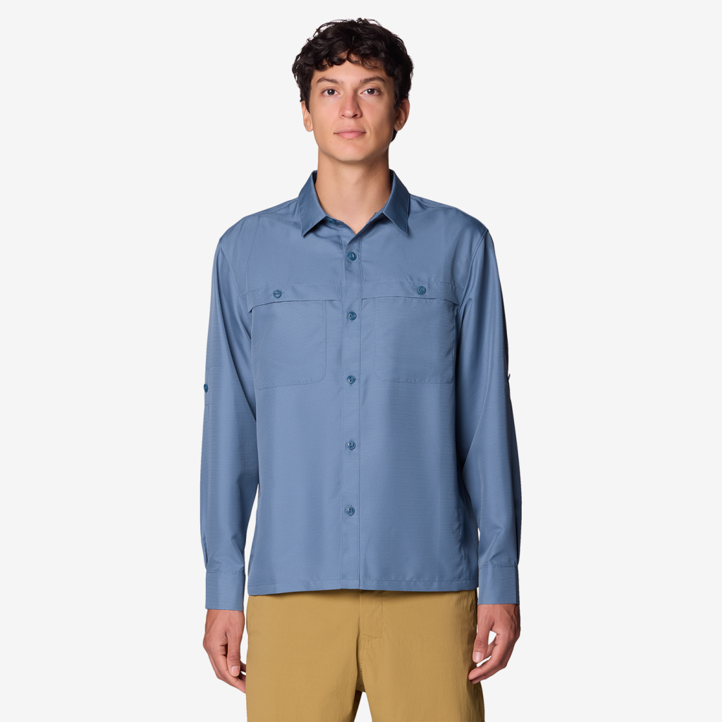Mountain Hardwear M Sun Drift™ Cooling Long Sleeve Shirt in BLAU