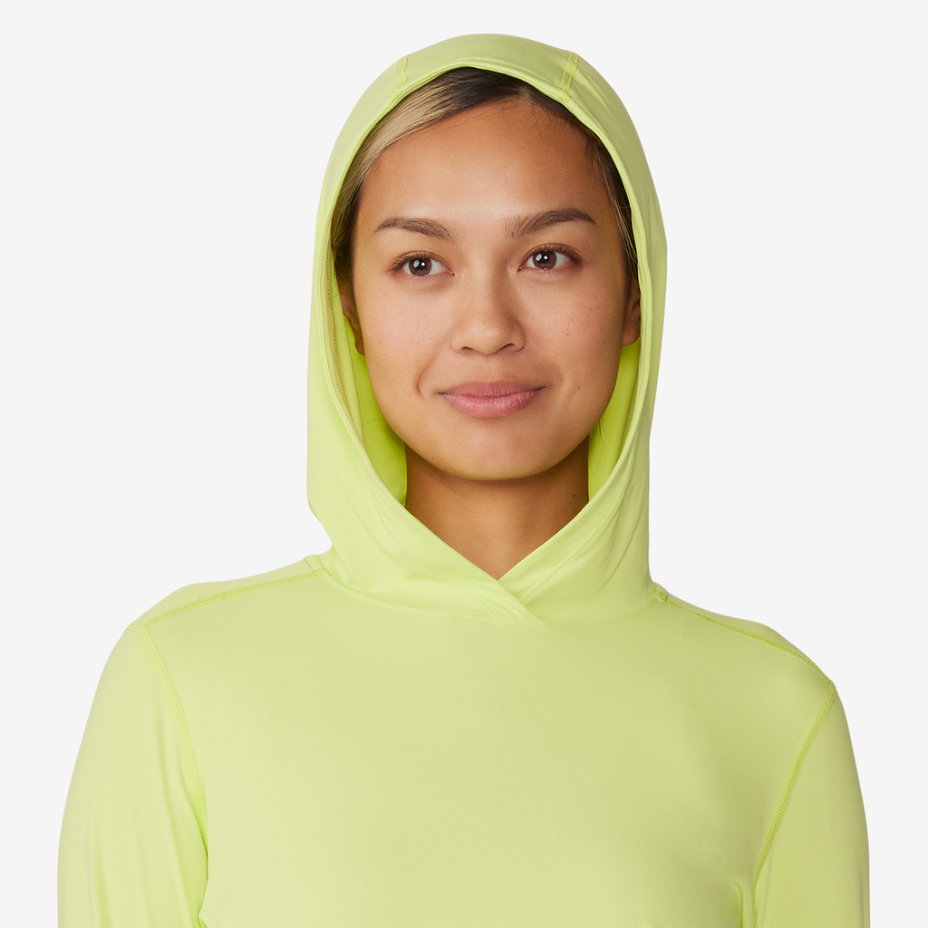 Mountain Hardwear W Crater Lake LS Funktionsshirt für Damen in GELB