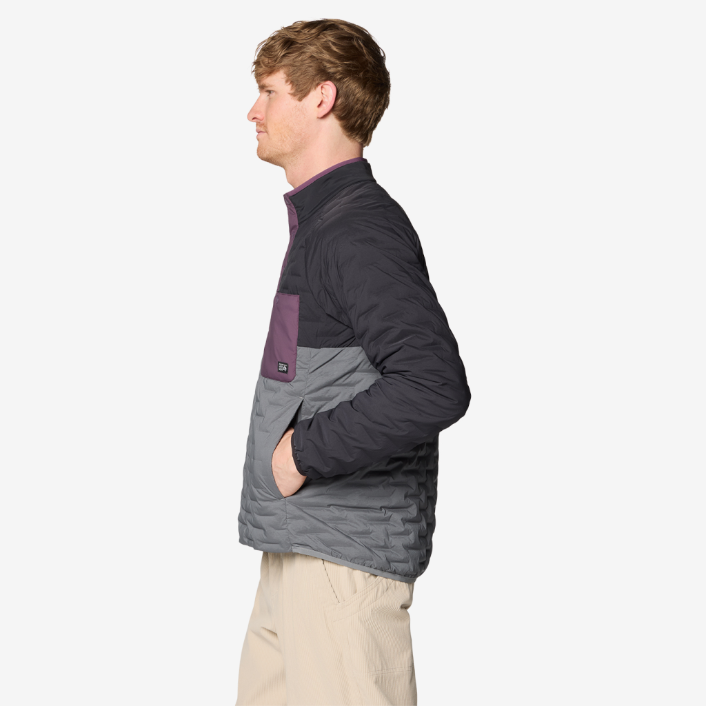 Mountain Hardwear M Stretchdown™ Light Snap Neck in GRAU