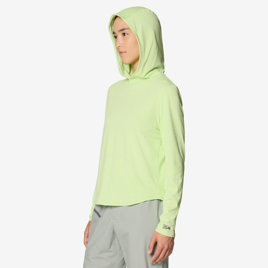 Mountain Hardwear W Sunblocker Long Sleeve Hoody in GELB