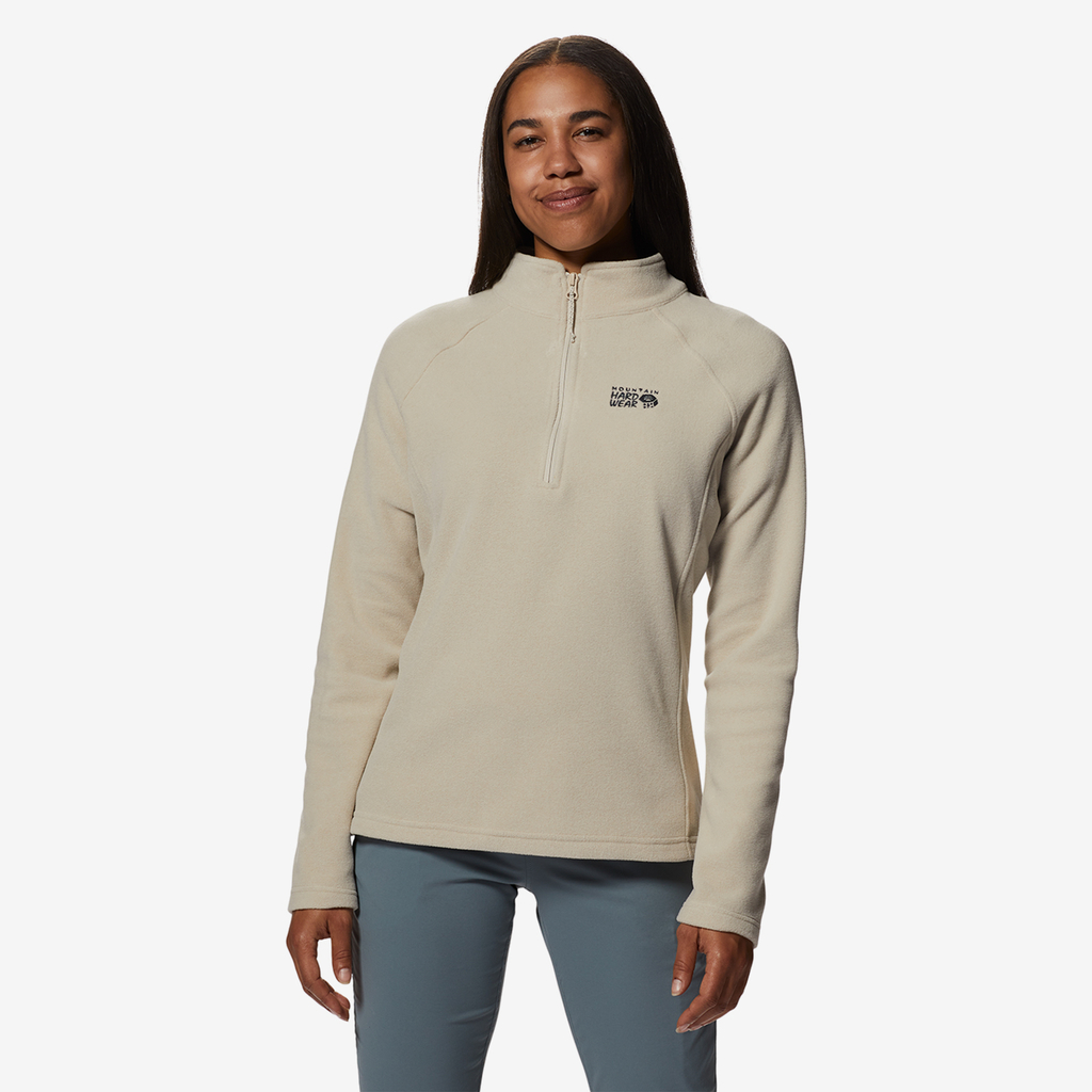 Mountain Hardwear W Polartec® Microfleece 1/4 Zip in BEIGE