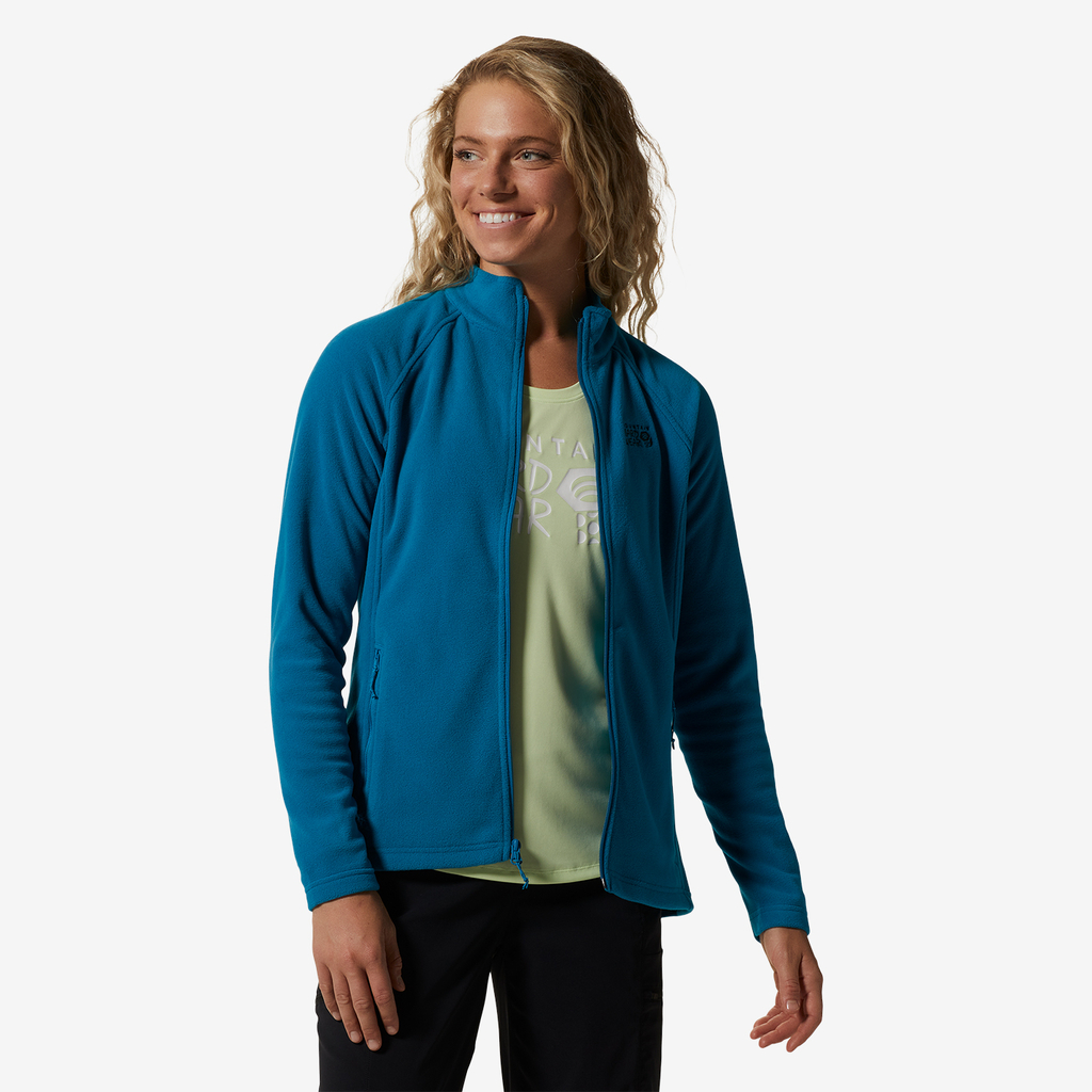 Mountain Hardwear W Polartec Microfleece Full Zip für Damen in BLAU