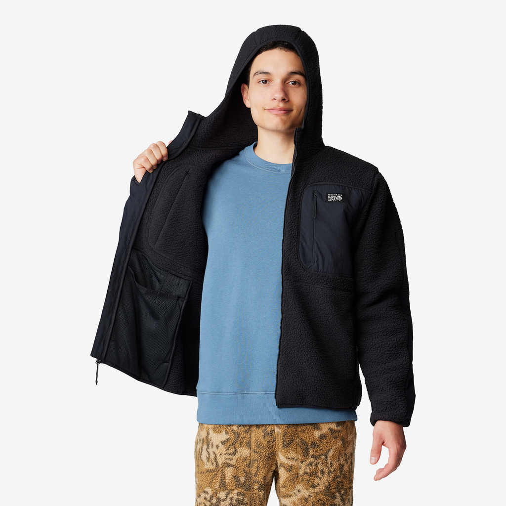 Mountain Hardwear M HiCamp™ Fleece Hoody in SCHWARZ