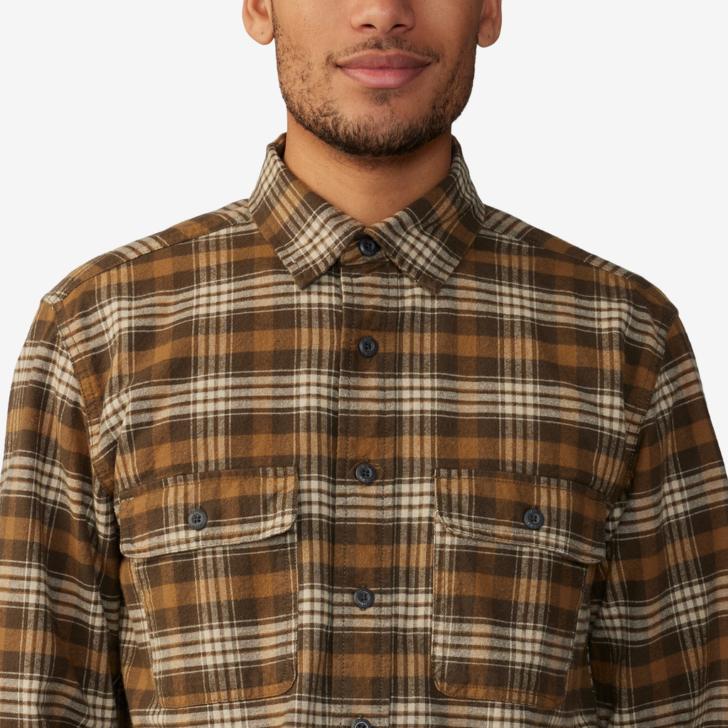 Mountain Hardwear M Cotton Flannel™ LS Shirt in BRAUN