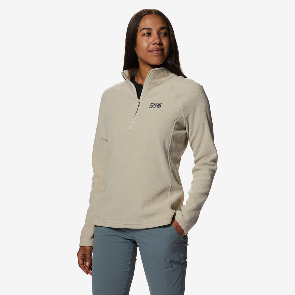 Mountain Hardwear W Polartec® Microfleece 1/4 Zip in BEIGE