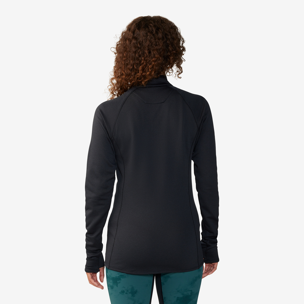 Mountain Hardwear W Glacial Trail™ Full Zip in SCHWARZ