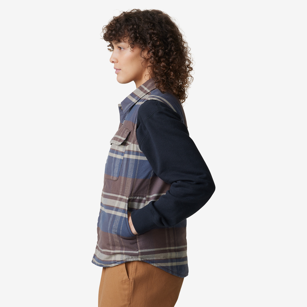 Mountain Hardwear W Flannel Vest in BRAUN